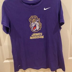 James Madison University Nike drifit Tshirt